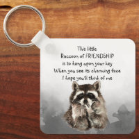 Friendship Racoon Think of Me Customised