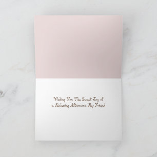 friendship relaxation, chronic illness, valentines card