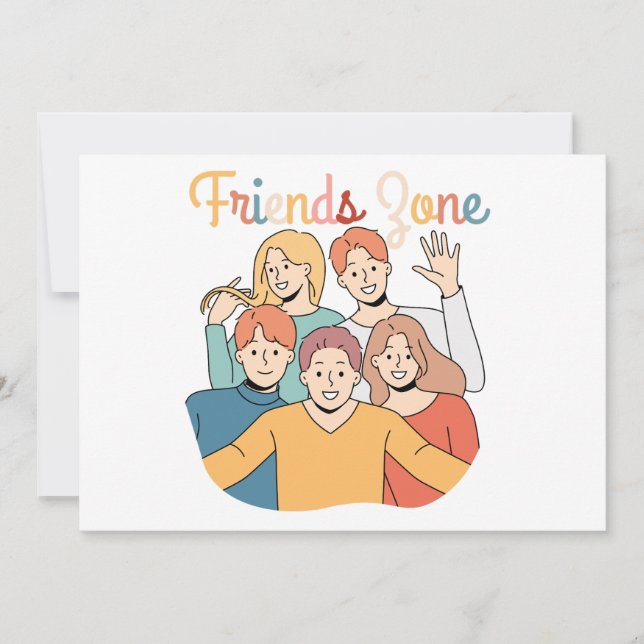 Friendship Squad Graphic Invitation (Front)
