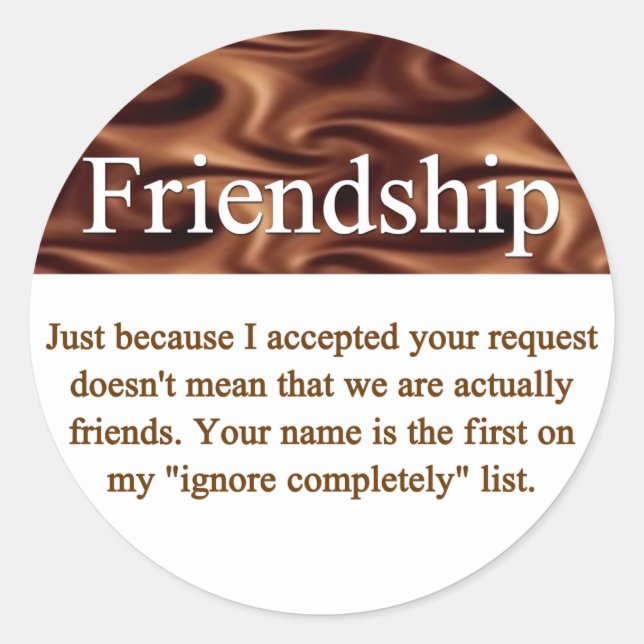 Friendship Stickers (Front)