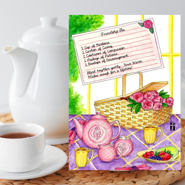 Friendship Tea Friendship Card (Creator Uploaded)