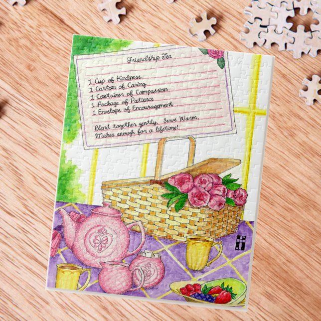 Friendship Tea Inspirational Jigsaw Puzzle (Creator Uploaded)