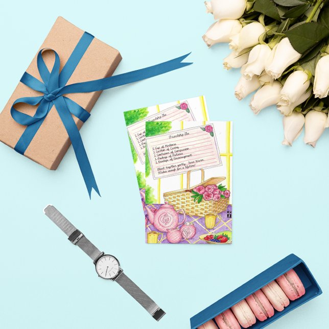 Friendship Tea Inspirational Post Card (Creator Uploaded)