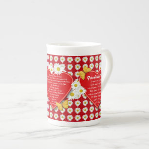 Friendship Tea Recipe Bone China Mugs