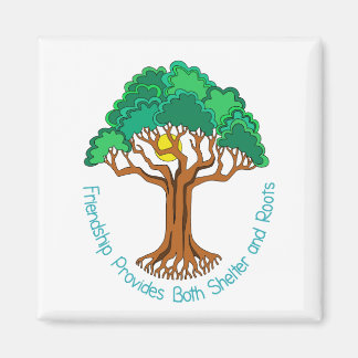 Friendship Tree Provides Shelter and Roots Magnet