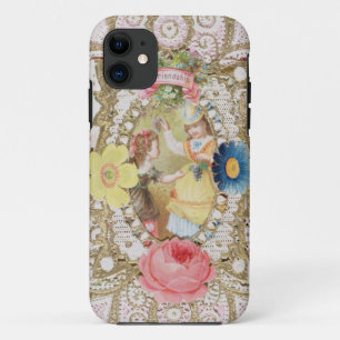 Friendship, Valentine card, c.1870 (colour litho o Case-Mate iPhone Case