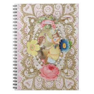 Friendship, Valentine card, c.1870 (colour litho o Notebook