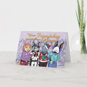 Friendship Warms the Heart Card