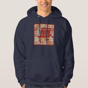 Friendships are like quilts hooded sweatshirt