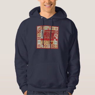 Friendships are like quilts hooded sweatshirt
