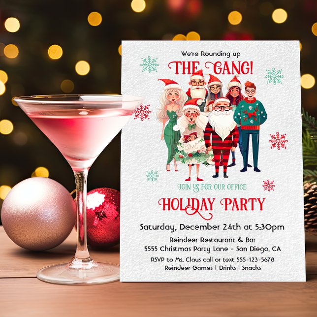 Friendsmas Office Costume Holiday Christmas Party Invitation (Creator Uploaded)
