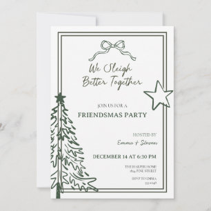 Friendsmas Party Invitation