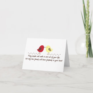 Frienship note card