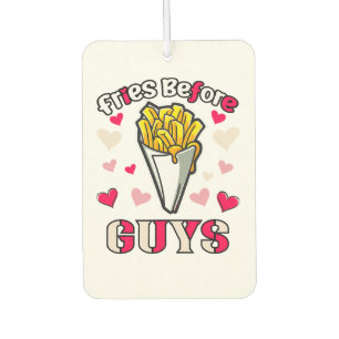 fries bee guys toddler valentines day girl  car air freshener
