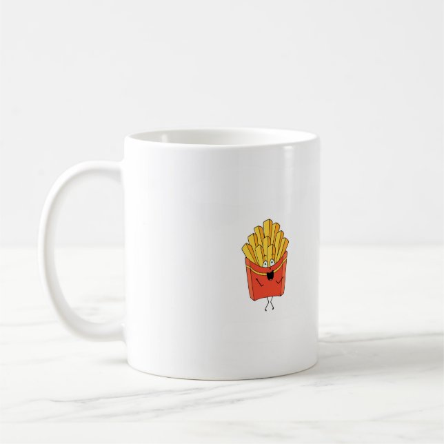 Fries, chips, hot chips themed coffee mug (Left)