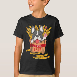 Fries - French Bulldog Fast Food French Fries Love T-Shirt