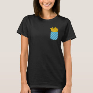 Fries Lover Foodie Fast Food Cute Pocket Potato Fr T-Shirt