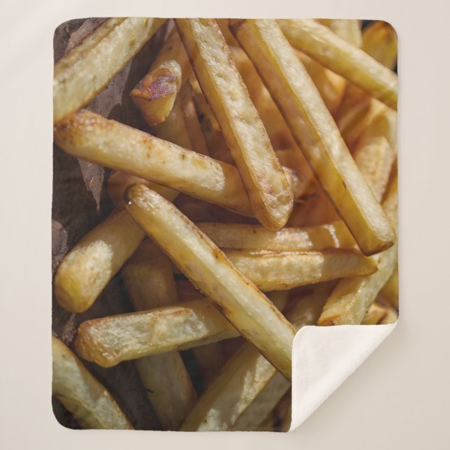 Fries Sherpa Blanket (Front)