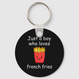 Fries Shirt Funny French Fries Lover Cool French F Key Ring