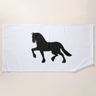 Friesian Beach Towel