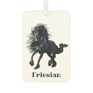 Friesian, black stallion, I love my Friesian Car Air Freshener