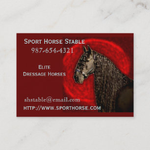 Friesian Business Card, 101 Business Card
