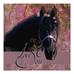 Friesian DIAMOND Portrait - Photo Print