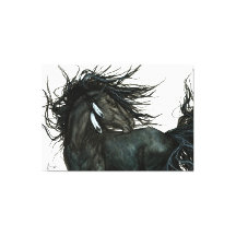 Friesian Horse by Bihrle