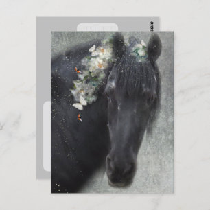 Friesian Horse - Postcard