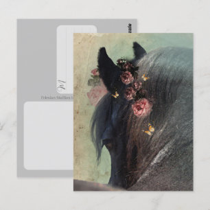 Friesian Horse - Postcard