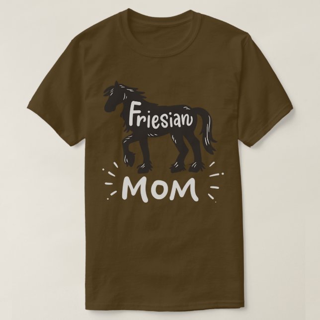Friesian Horse T-Shirt (Design Front)
