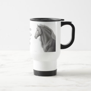 Friesian Horse Travel Mug