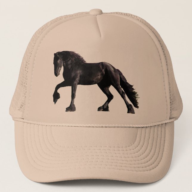 Friesian Horse Trucker Hat (Front)