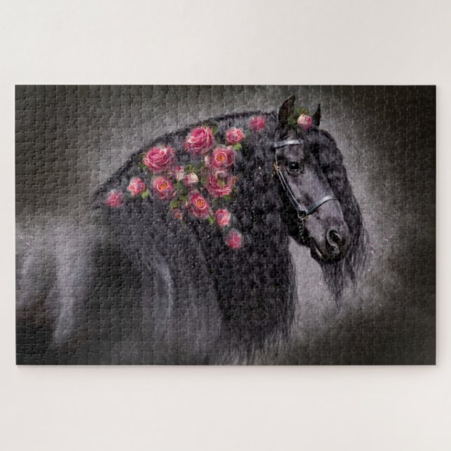 Friesian Portrait - Puzzle (Horizontal)