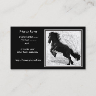 Friesian Power Business Cards