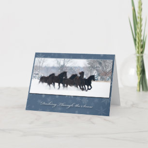 Friesian Yearlings Holiday Card