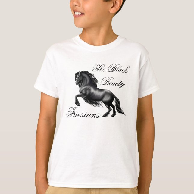 Friesians, black letter T-Shirt (Front)