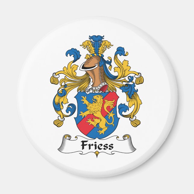 Friess Family Crest Magnet (Front)