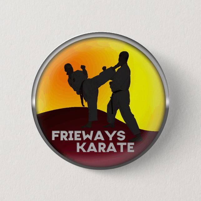 Frieways Karate Button (Front)