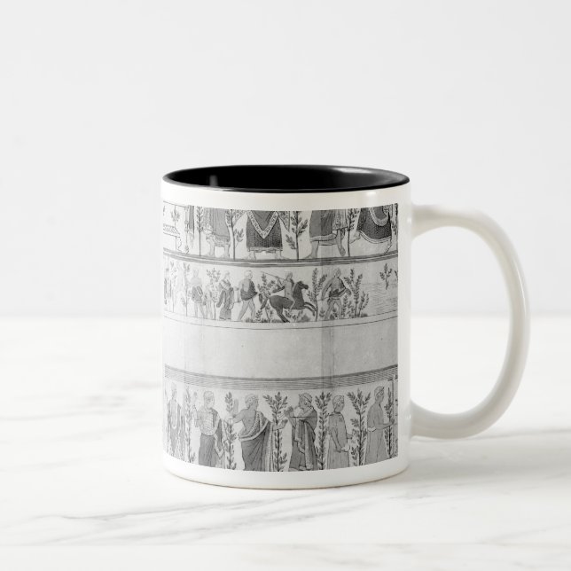 Frieze from the Grotto della Querciola Two-Tone Coffee Mug (Right)