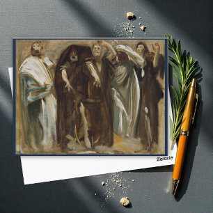 Frieze of the Prophets-study, Sargent Postcard