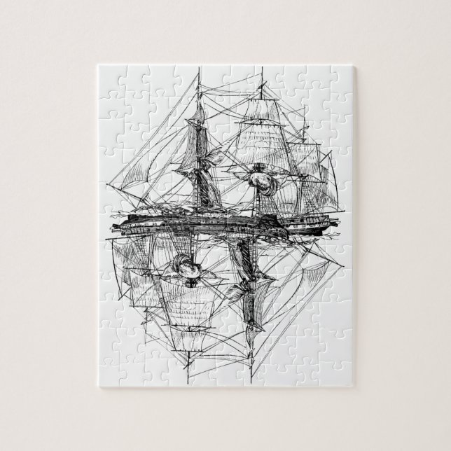 Frigate Puzzle Level 10 (Vertical)