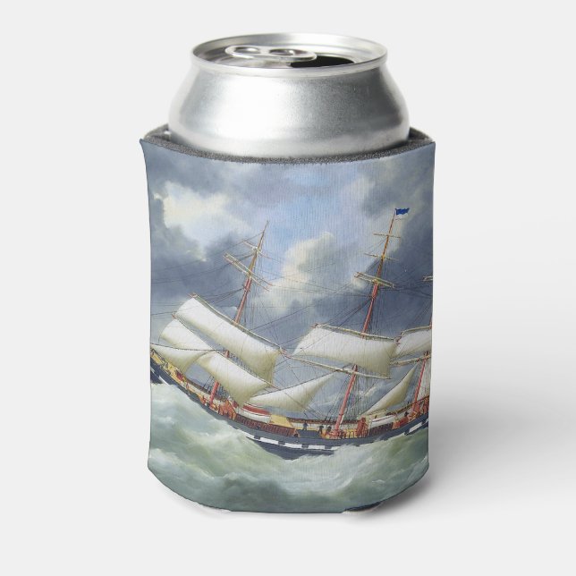 Frigate Training ship Atalanta 1885 Can Cooler (Can Back)