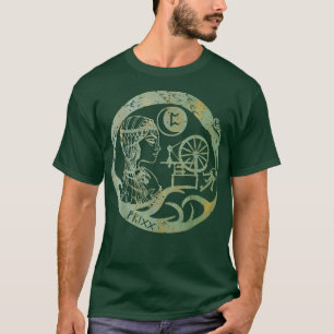 Frigg Goddess Frija Freya Viking Old Norse Mytholo T-Shirt