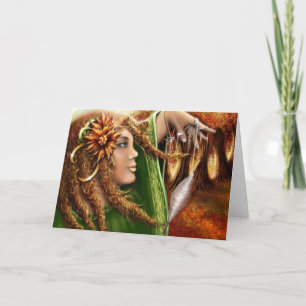 Frigg greeting card by Nellis Eketorp