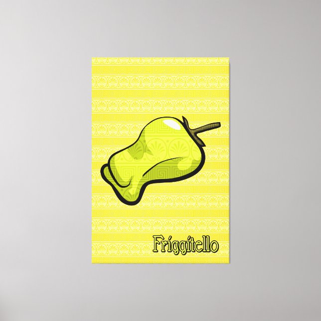 Friggitello Chilli Pepper Canvas Art (Front)