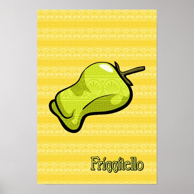 Friggitello Chilli Pepper Poster (Front)