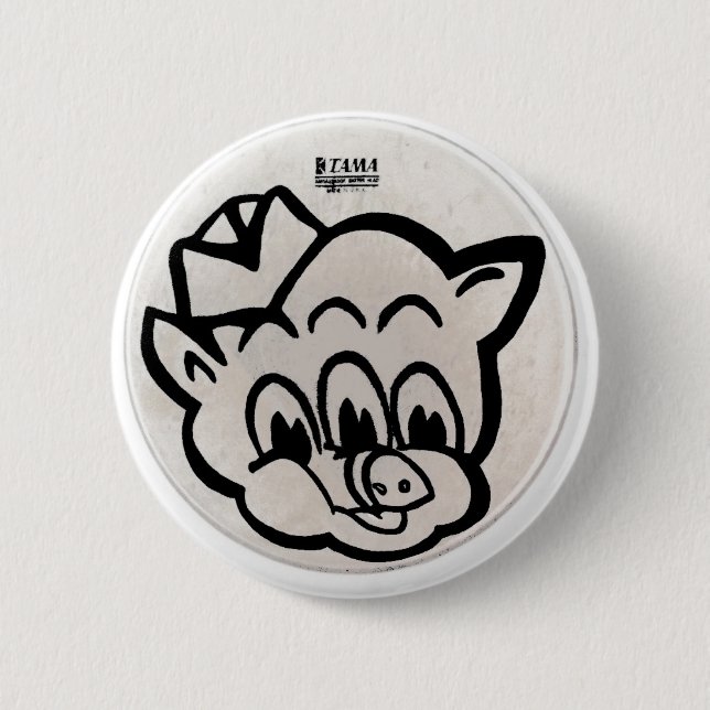 Friggly Wiggly 6 Cm Round Badge (Front)