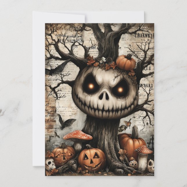 Fright & Delight Halloween Holiday Card (Front)