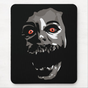 Fright Face Mouse Pad